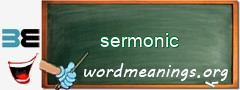WordMeaning blackboard for sermonic